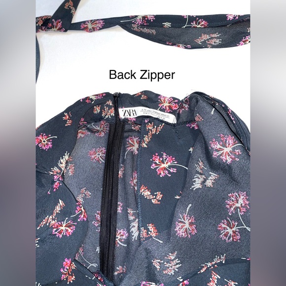 Zara Blouse sleeveless PRINTED SHIRT LIMITED EDITION - Picture 8 of 11